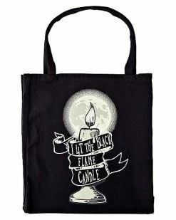 Top 10 💯 Black Flame Candle Tote Bag - Hocus Pocus 💯