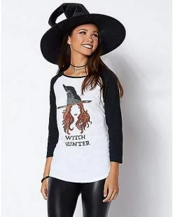 Cheap 🔥 Dani Dennison Witch Hunter Long Sleeve T 👕 Shirt - Hocus Pocus ⭐