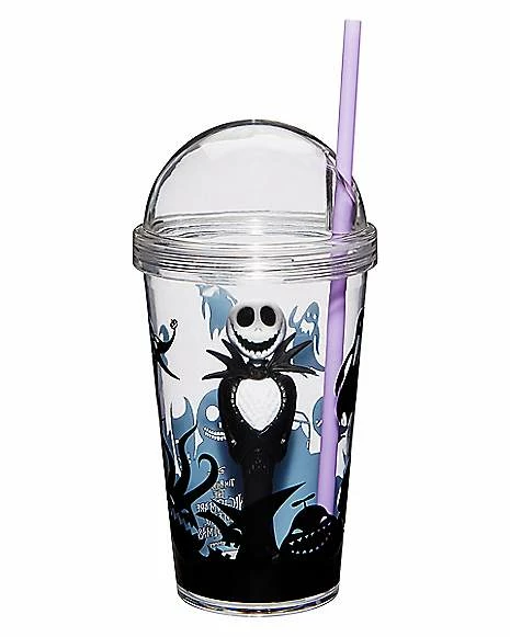Wholesale π Jack Skellington Cup with Straw - Nightmare Before π Christmas π