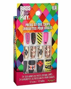 Cheapest 👍 Harley Quinn Press On Nails - Birds of Prey 😀