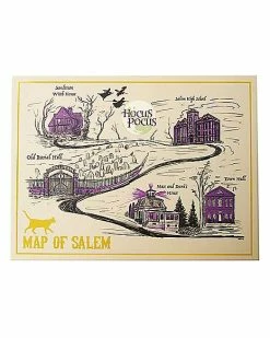 Buy 👍 Salem Map Sign - Hocus Pocus 🎁