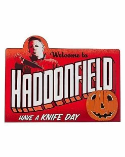 Top 10 🌟 Welcome to Haddonfield Sign - 🦇 Halloween ✔️