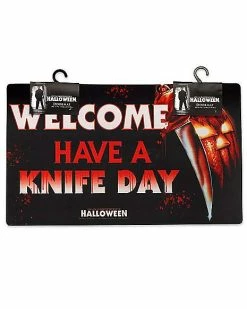 Outlet 😀 Michael Myers Have A Knife Day Doormat - 🎃 Halloween 👍