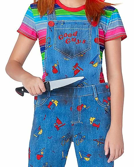 Flash Sale β Kids Chucky Overalls Costume - The Signature Collection π - Image 2