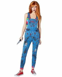 Hot Sale π Adult Chucky Overalls Costume π₯°