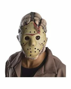 Discount ❤️ Jason Voorhees Full Mask Deluxe - Friday the 13th ✔️