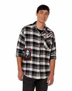 Buy 🔔 Adult Ghost Face Flannel 👕 Shirt ⭐