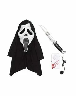 Cheap π₯ Ghost Face Costume Kit with Voice Changer π