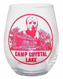 Best Sale ⭐ Camp Crystal Lake Stemless Glass - Friday the 13th 🔥