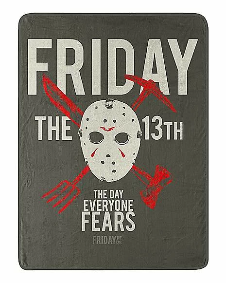 Cheapest π€© Camp Crystal Lake Fleece Blanket - Friday the 13th π§¨