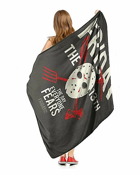 Cheapest π€© Camp Crystal Lake Fleece Blanket - Friday the 13th 𧨠- Image 3