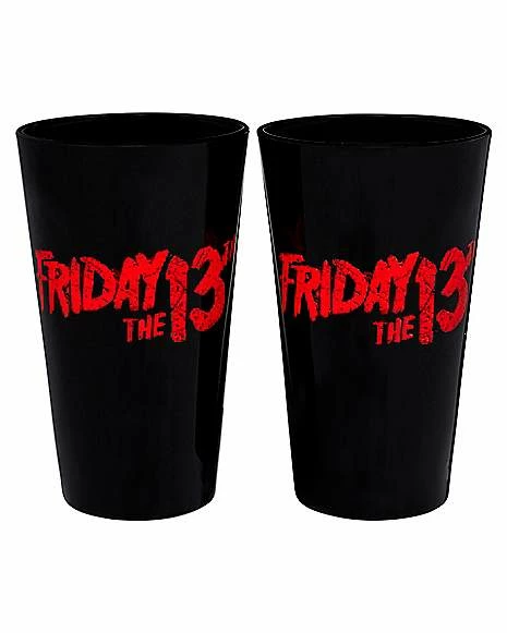 Wholesale 𧨠Jason Voorhees Pint Glasses 2 Pack - Friday the 13th π - Image 2
