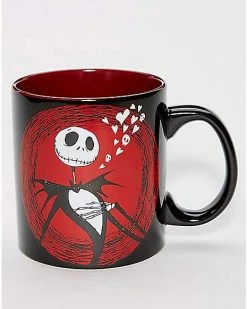Top 10 😉 Hearts Jack Skellington Coffee Mug 20 oz. - The Nightmare Before 🎅 Christmas ❤️