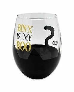 New 😀 Binx Is My Boo Stemless Glass 22 oz. - Hocus Pocus ⭐