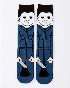 Buy ⌛ 360 Michael Myers Crew 🧦 Socks - 💀 Halloween 🎁