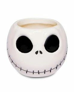 Wholesale ✨ Sculpted Jack Skellington Mini Glass 3.5 oz. - The Nightmare Before 🎄 Christmas 😉
