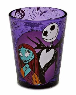 Top 10 👍 Jack and Sally Mini Glass 2 oz. - The Nightmare Before 🎄 Christmas ❤️