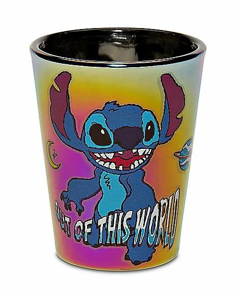 Best Pirce β€οΈ Out Of This World Stitch Mini Glass 1.5 oz. - Disney π