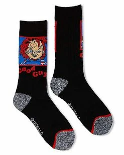 Deals ⌛ Good Guy Chucky Crew 🧦 Socks - Child's Play 🔔