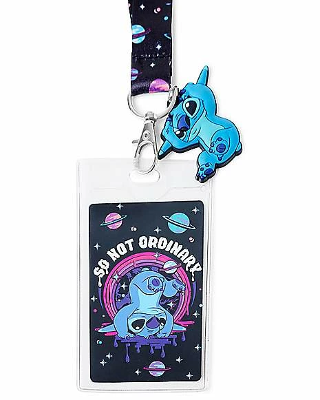 Outlet π So Not Ordinary Stitch Lanyard - Lilo & Stitch π§¨