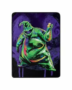 Best Pirce 🤩 Oogie Boogie Fleece Blanket – The Nightmare Before 🎄 Christmas 🎁