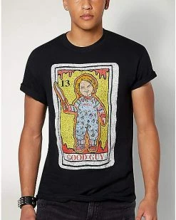 Deals 😀 Chucky Tarot Card T 👚 Shirt 🤩