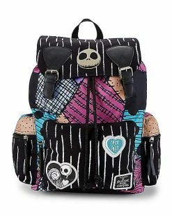 Cheap 🎁 Heart Jack and Sally 🎒 Backpack - The Nightmare Before 🎄 Christmas ✔️