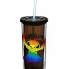 Promo 😍 Ohana Means Family Stitch Pride Cup with Straw 20 oz. - Lilo & Stitch 🌟