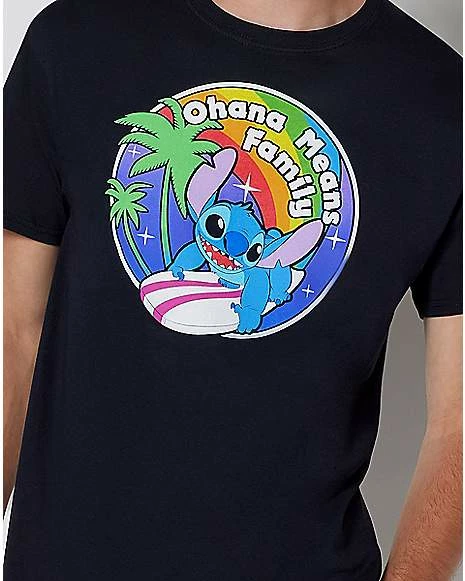 Promo π Ohana Means Family Stitch Pride T π Shirt - Lilo & Stitch π₯° - Image 2