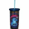 Discount ❤️ Not Ordinary Stitch Cup with Straw 20 oz. - Lilo & Stitch 🔥
