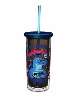 Discount ❤️ Not Ordinary Stitch Cup with Straw 20 oz. - Lilo & Stitch 🔥