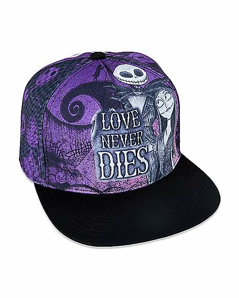 Flash Sale 𧨠Love Never Dies Snapback Hat - The Nightmare Before π Christmas π