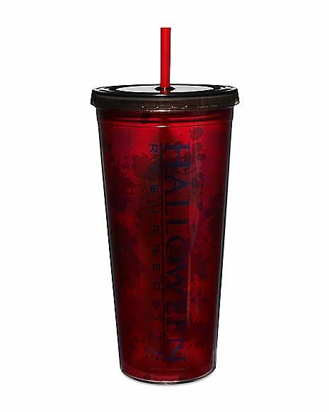 Best Sale π Michael Myers Stalker Cup with Straw 20 oz. - π§ Halloween π₯ - Image 2