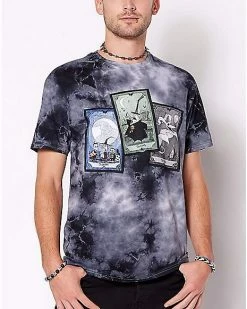 Hot Sale ⌛ The Nightmare Before ❄ Christmas Tarot Cards T 👚 Shirt 😍
