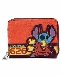 Flash Sale ✔️ Loungefly Experiment 626 Zip Wallet - Lilo & Stitch 🔥