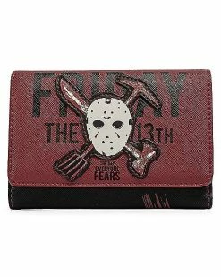 Budget β¨ Loungefly Friday the 13th Snap Wallet β