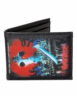 Cheap 🔥 Jason Takes Manhattan Bifold Wallet - Friday the 13th 🔔