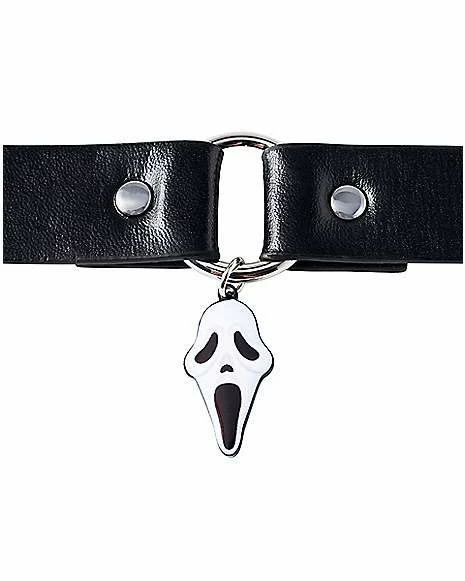 Best deal π Ghost Face O-Ring Choker Necklace π€©