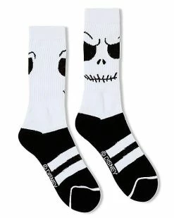 Budget π₯ Jack Skellington Athletic Crew 𧦠Socks - The Nightmare Before π Christmas π€©