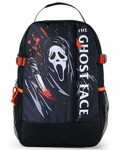 Promo 👍 Black Ghost Face Logo 🎒 Backpack 🎁