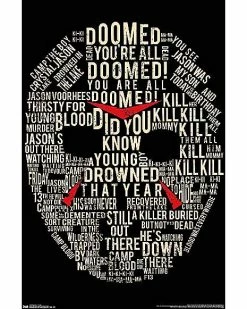 Buy 😀 Jason Voorhees Mask Poster - Friday the 13th 🎉