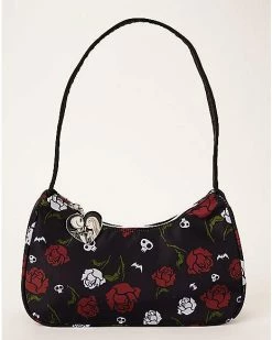 Outlet ⭐ Red and White Rose The Nightmare Before 🎄 Christmas Shoulder Bag 🔔