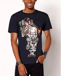 Cheapest 🛒 Float Pennywise T 👚 Shirt - It 🎁