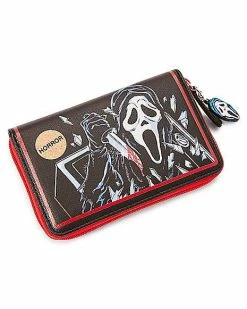 Outlet 🎁 Ghost Face Zip Wallet - Steven Rhodes 💯