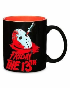 Deals π― Jason Voorhees Mask and Machete Coffee Mug 20 oz. - Friday the 13th π