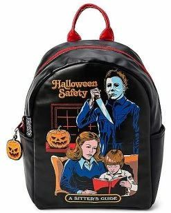 Cheap ✨ Michael Myers 💀 Halloween Safety Mini 🎒 Backpack - Steven Rhodes ❤️
