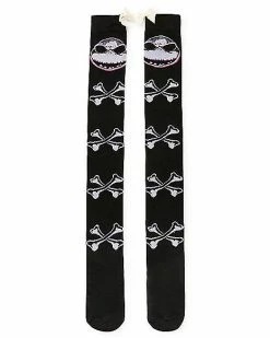 Wholesale 🤩 Jack Skellington 3D Over the Knee 🧦 Socks - The Nightmare Before 🎅 Christmas 😉