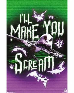 Coupon ❤️ Make You Scream Poster - The Nightmare Before ❄ Christmas ✔️