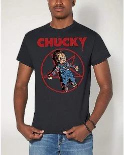 Best Sale 💯 Chucky Pentagram T 👕 Shirt 🌟