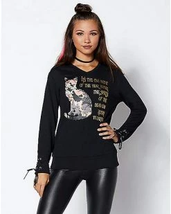 Budget ⌛ Thackery Binx Cat Sweatshirt - Hocus Pocus ✔️